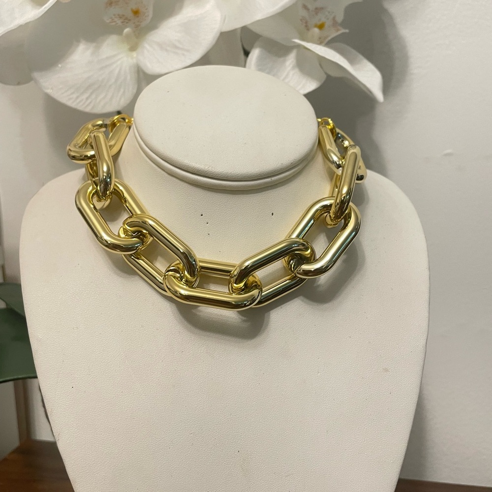 Statement, chunky necklace, family statement, multiplayer designer necklace - Picture 7 of 8
